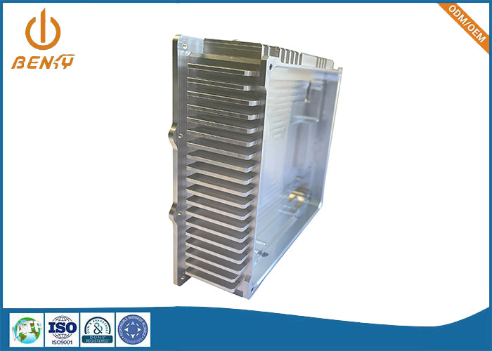 高精度CNCの電力増幅器のための機械化の部品アルミニウム脱熱器箱